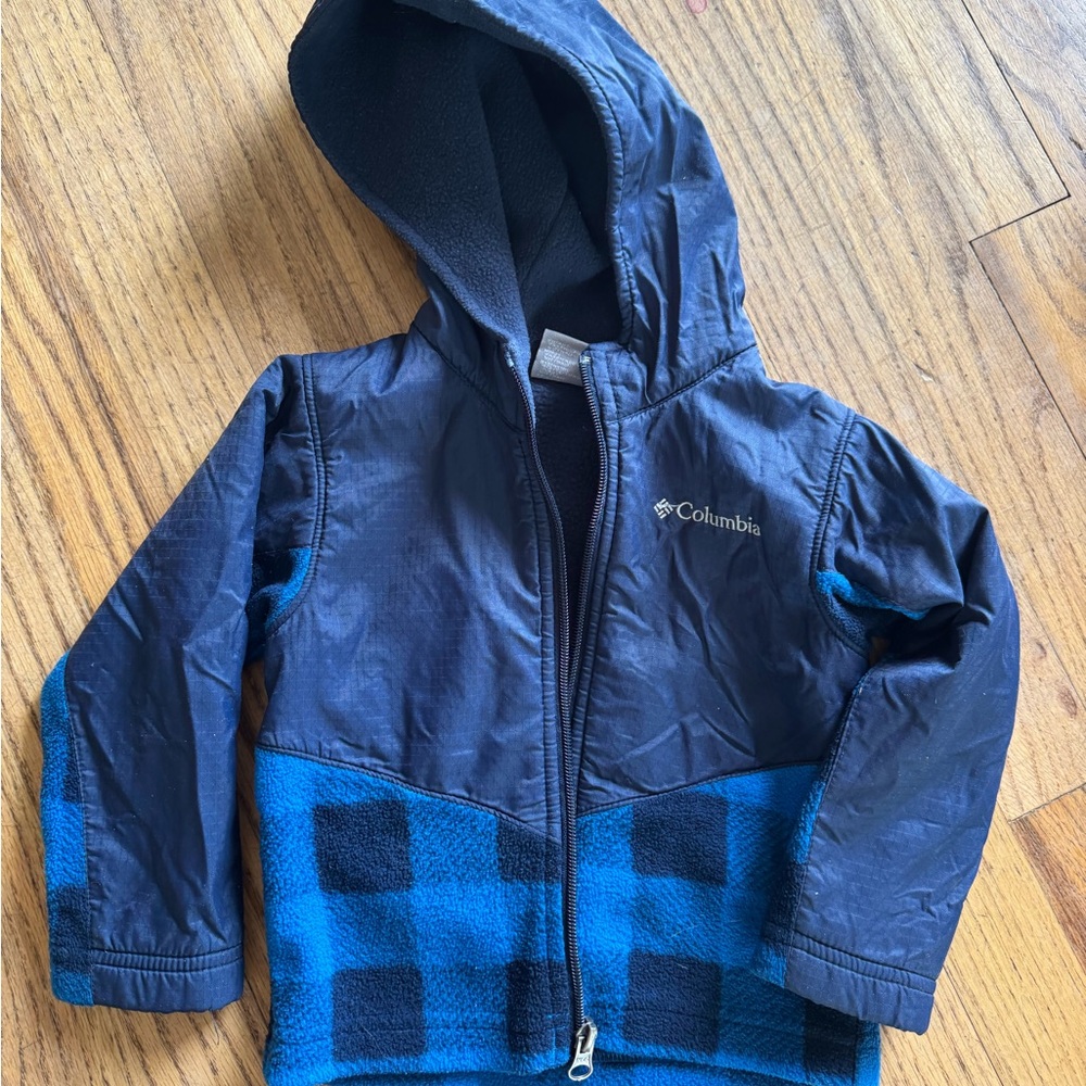 Columbia Navy and Blue Toddler Fleece Jacket